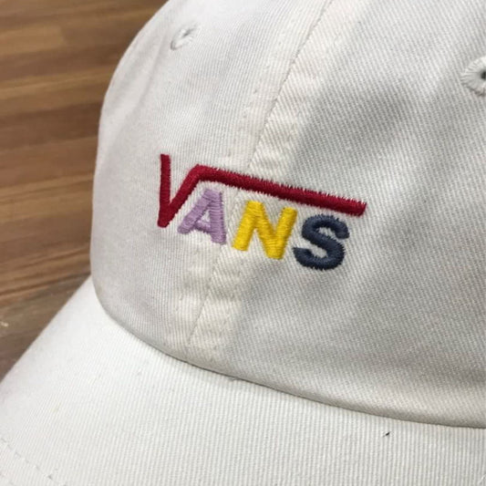 Vans Rainbow Logo Cap White