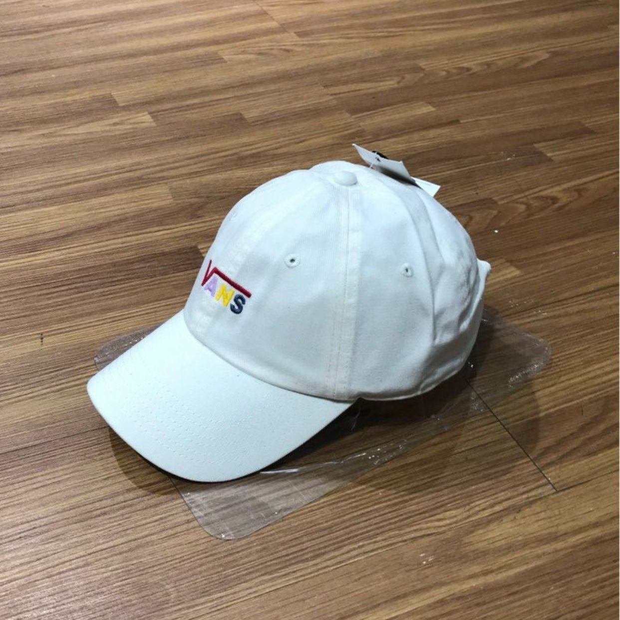Vans Rainbow Logo Cap White