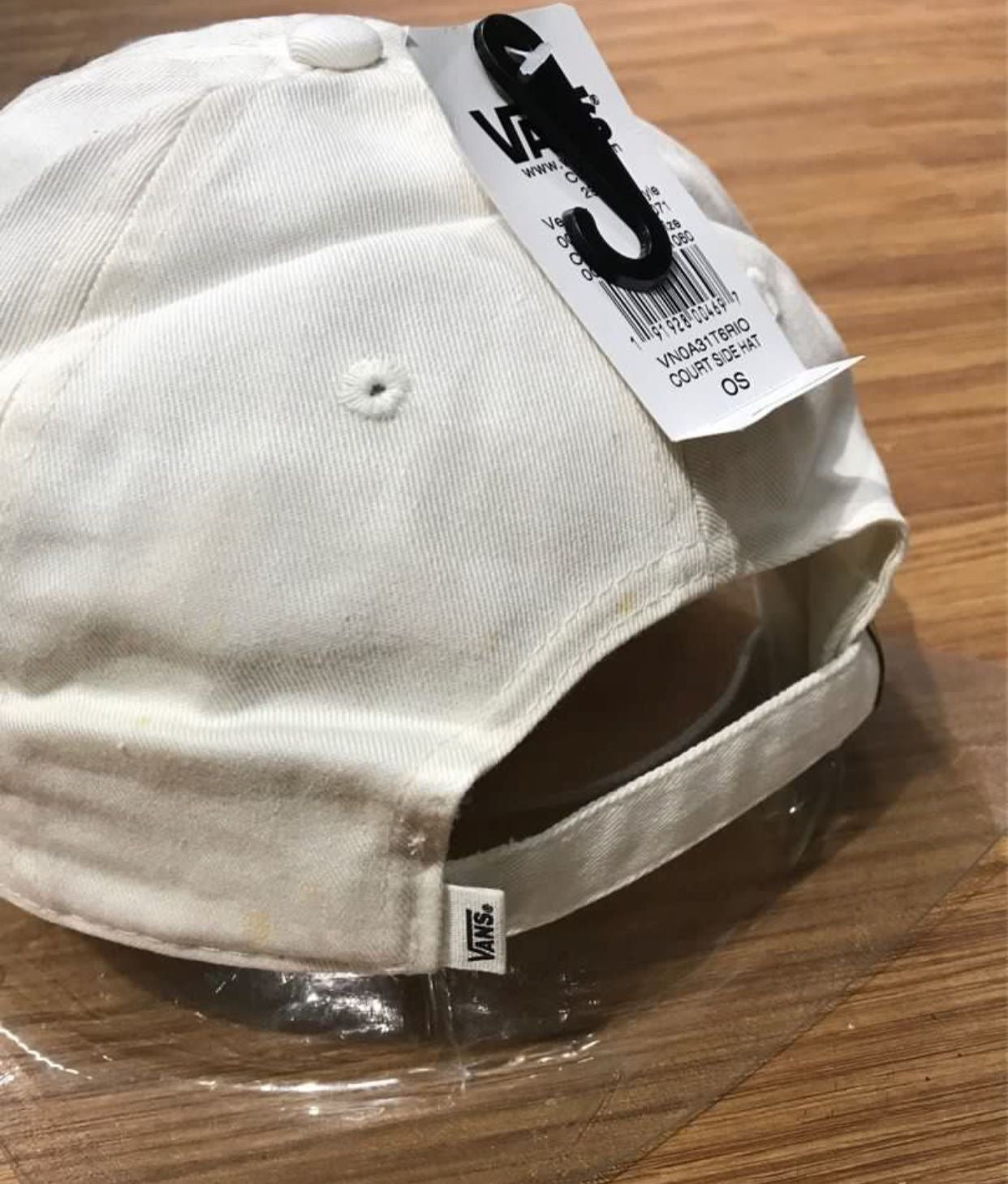 Vans Rainbow Logo Cap White