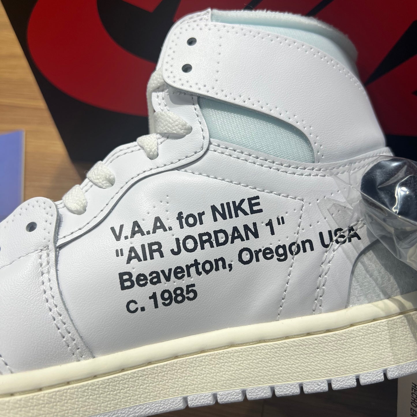 Virgil Abloom Archive x Nike AJ1 Retro High OG Alaska AA3834-100 實拍