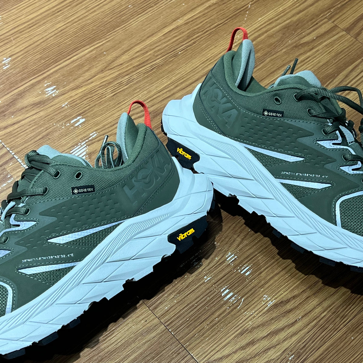 WTAPS x Hoka One One Anacapa Low GTX Four Leaf Clover / Glacier Grey 1155397-FLF