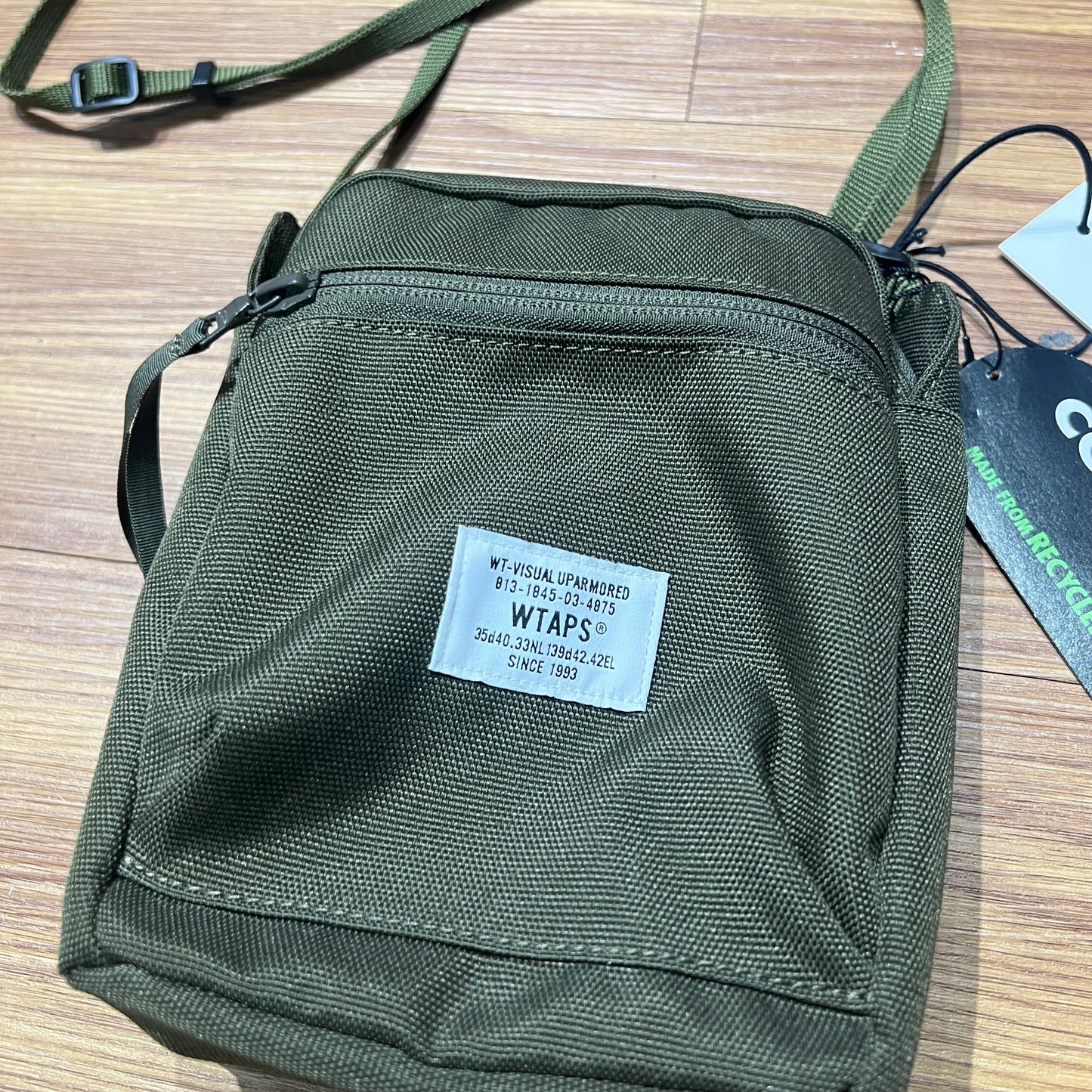 Wtaps Cordura Reconnaissance Pouch Bag Black / Olive 222TQDT-CG02 實拍 