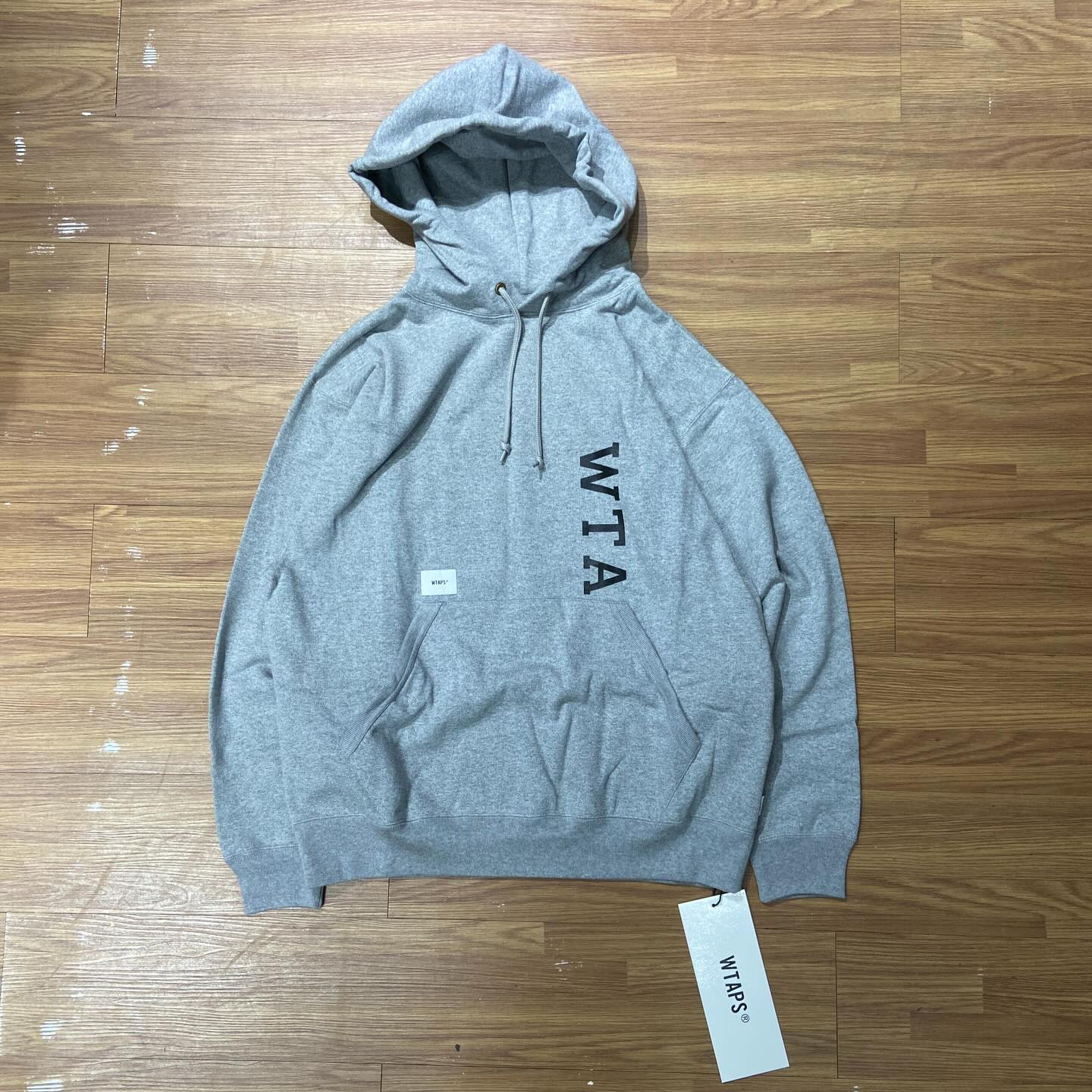 Wtaps Design 01 Hoodie Grey 231ATDT-CSM01