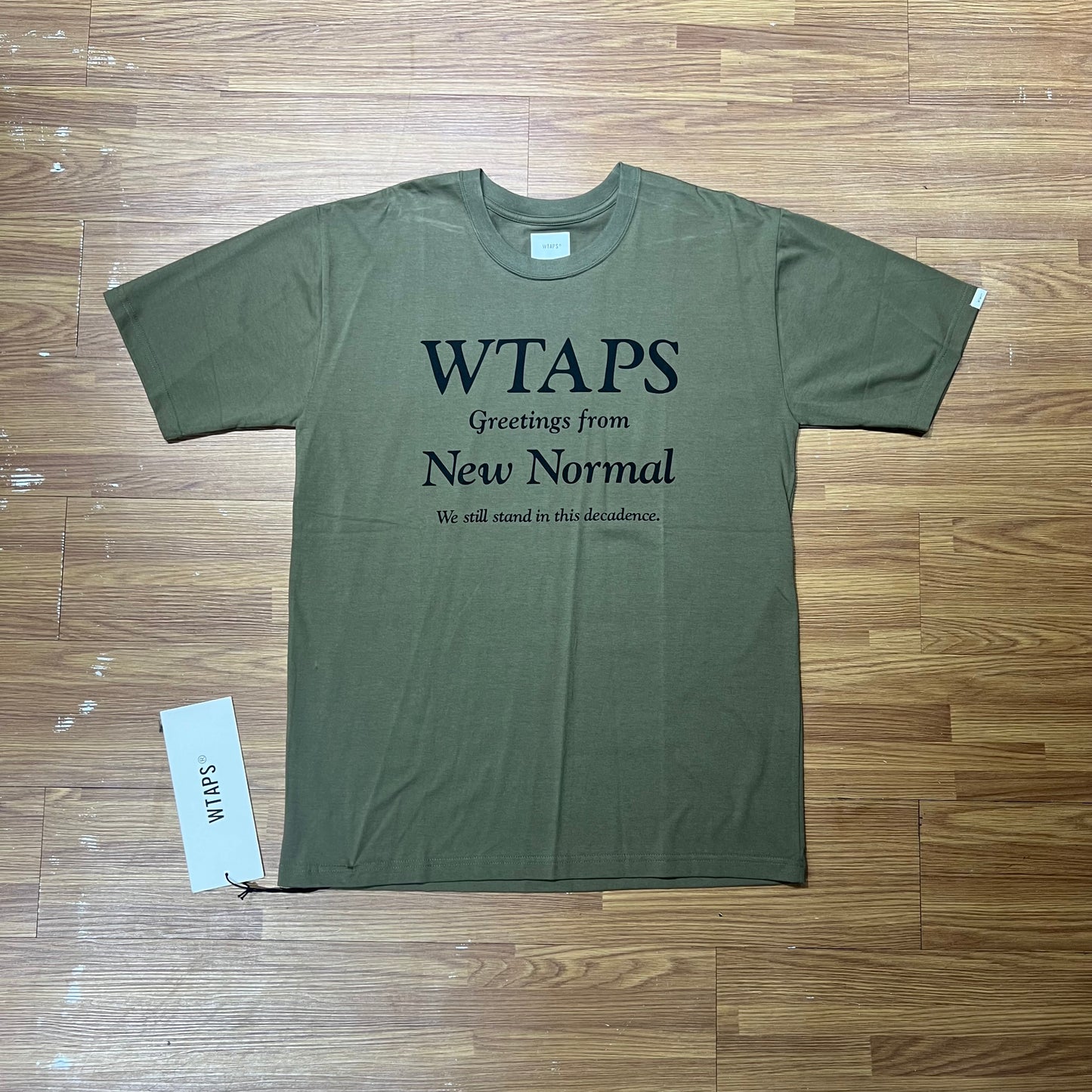 Wtaps New Normal SS Tee (Made in Japan) Olive 201PCDT-ST17S 實拍