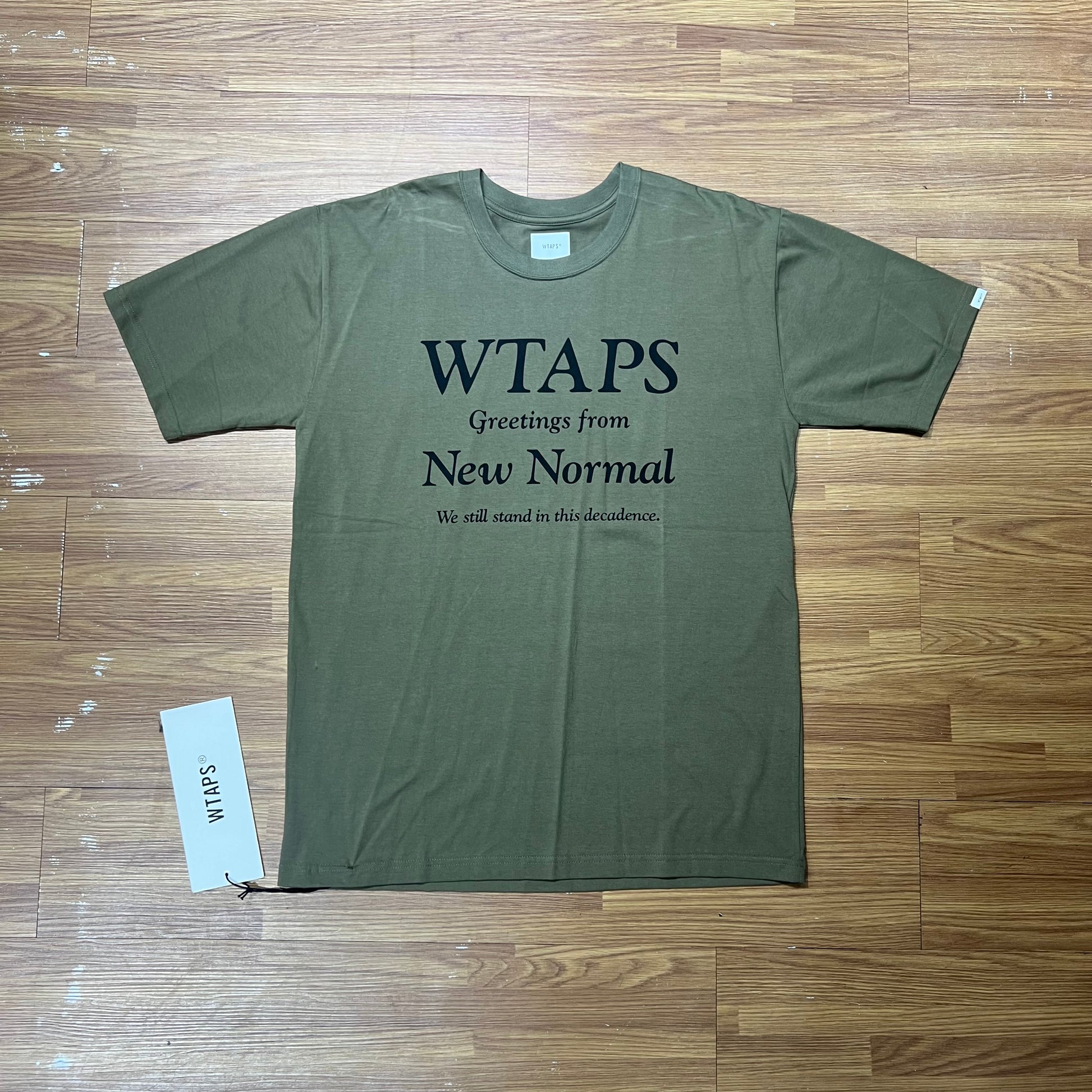 Wtaps New Normal SS Tee (Made in Japan) Olive 201PCDT-ST17S 實拍