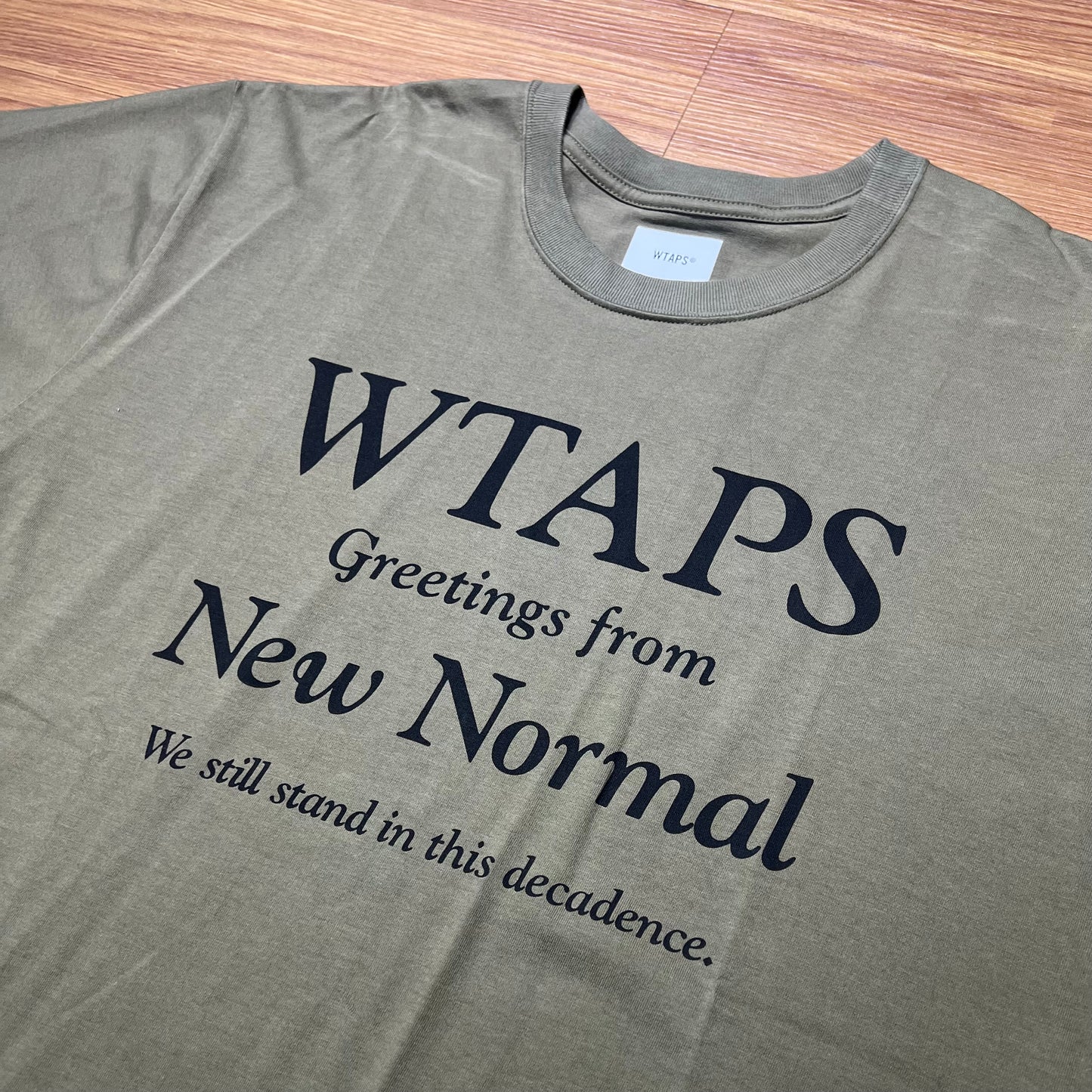 Wtaps New Normal SS Tee (Made in Japan) Olive 201PCDT-ST17S 實拍