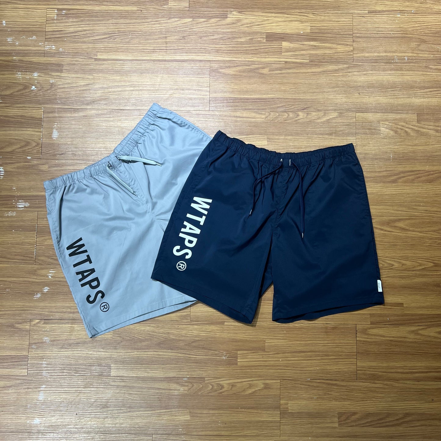Wtaps SPSS2002 Shorts / CTPL. Weather. Sign (Made in Japan) Navy / Grey 231BRDT-PTM10 實拍