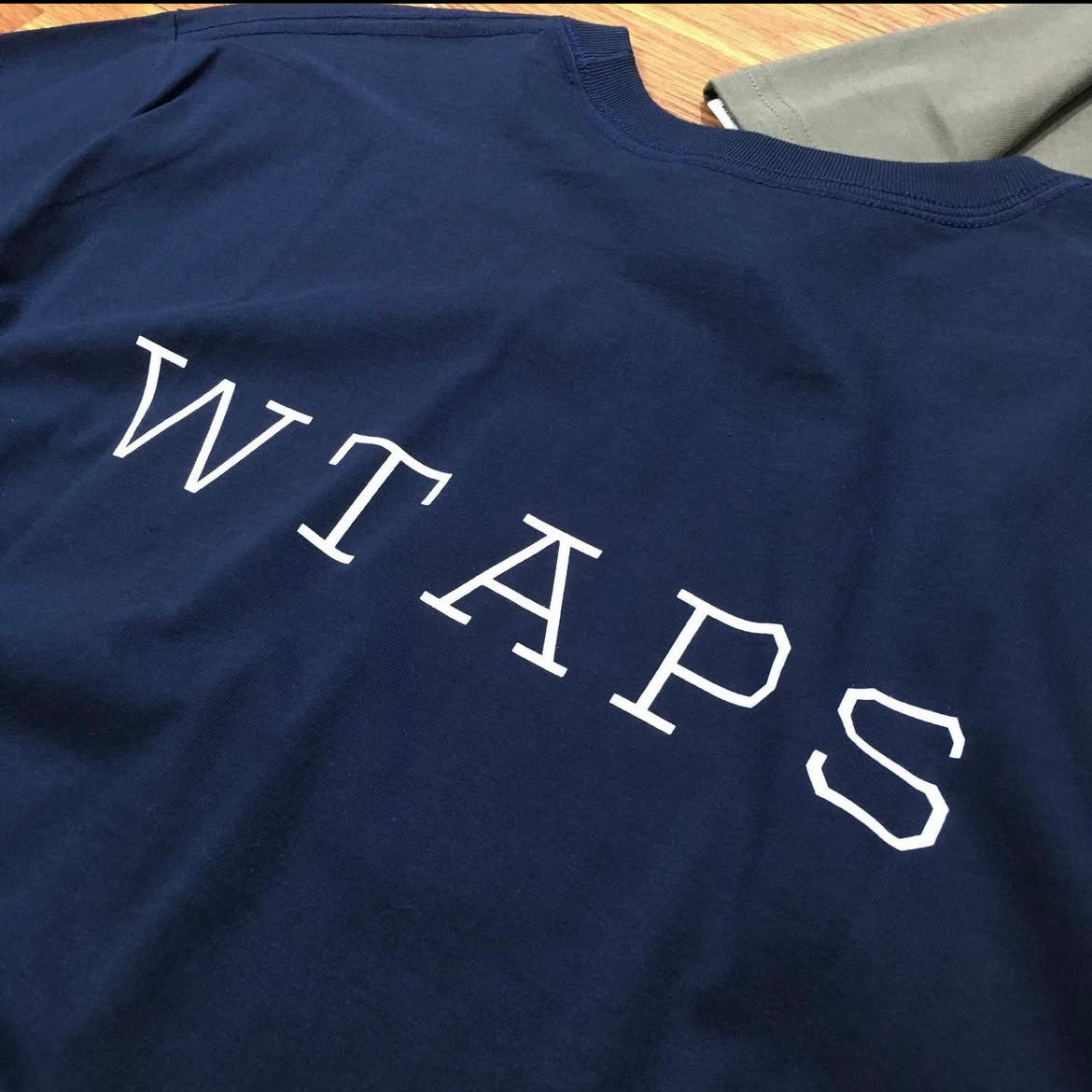 Wtaps Sub SS Tee (Made in Japan) Navy / Olive 202PCDT-ST05S 實拍