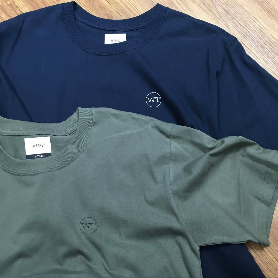 Wtaps Sub SS Tee (Made in Japan) Navy / Olive 202PCDT-ST05S 實拍