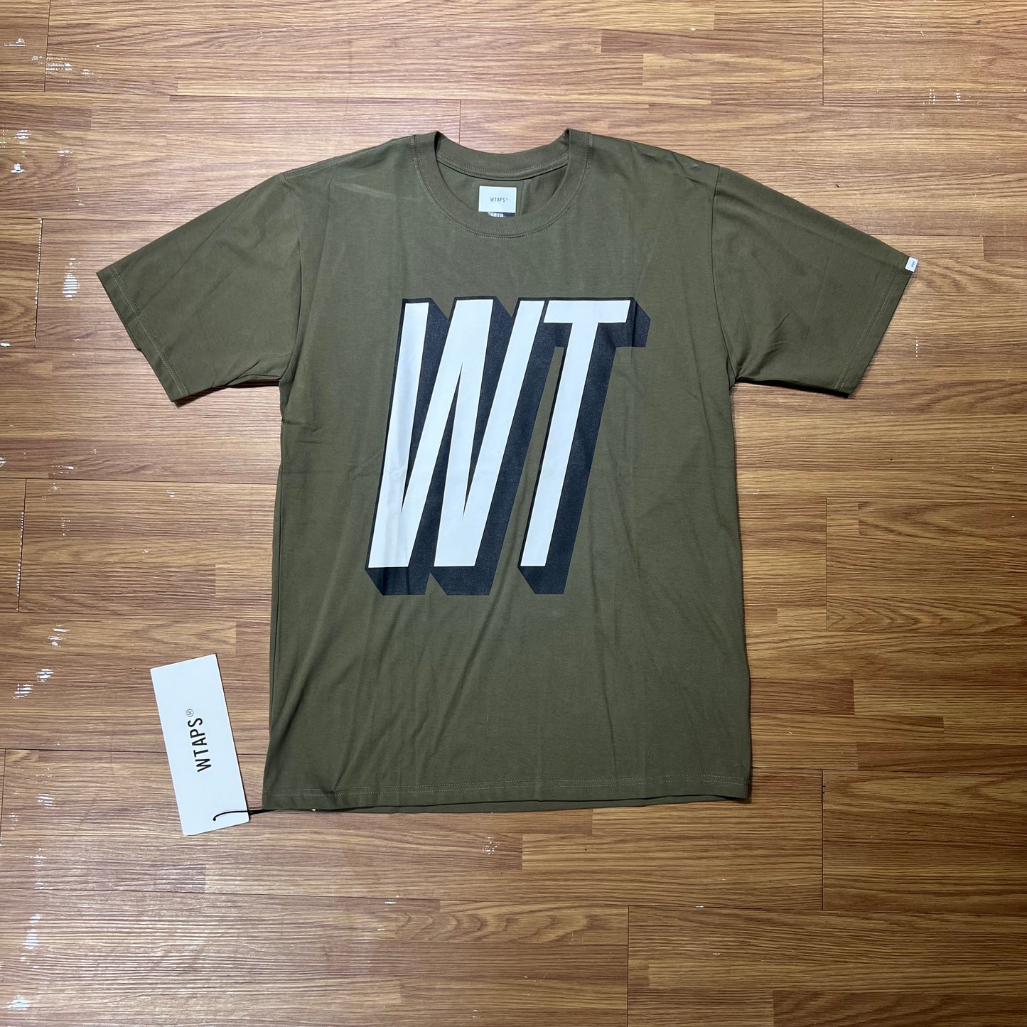 Wtaps Times SS Tee Olive 201PCDT-ST08S 實拍