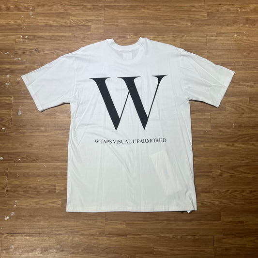 Wtaps W SS Tee (Made in Japan) White 201PCDT-ST16S 實拍