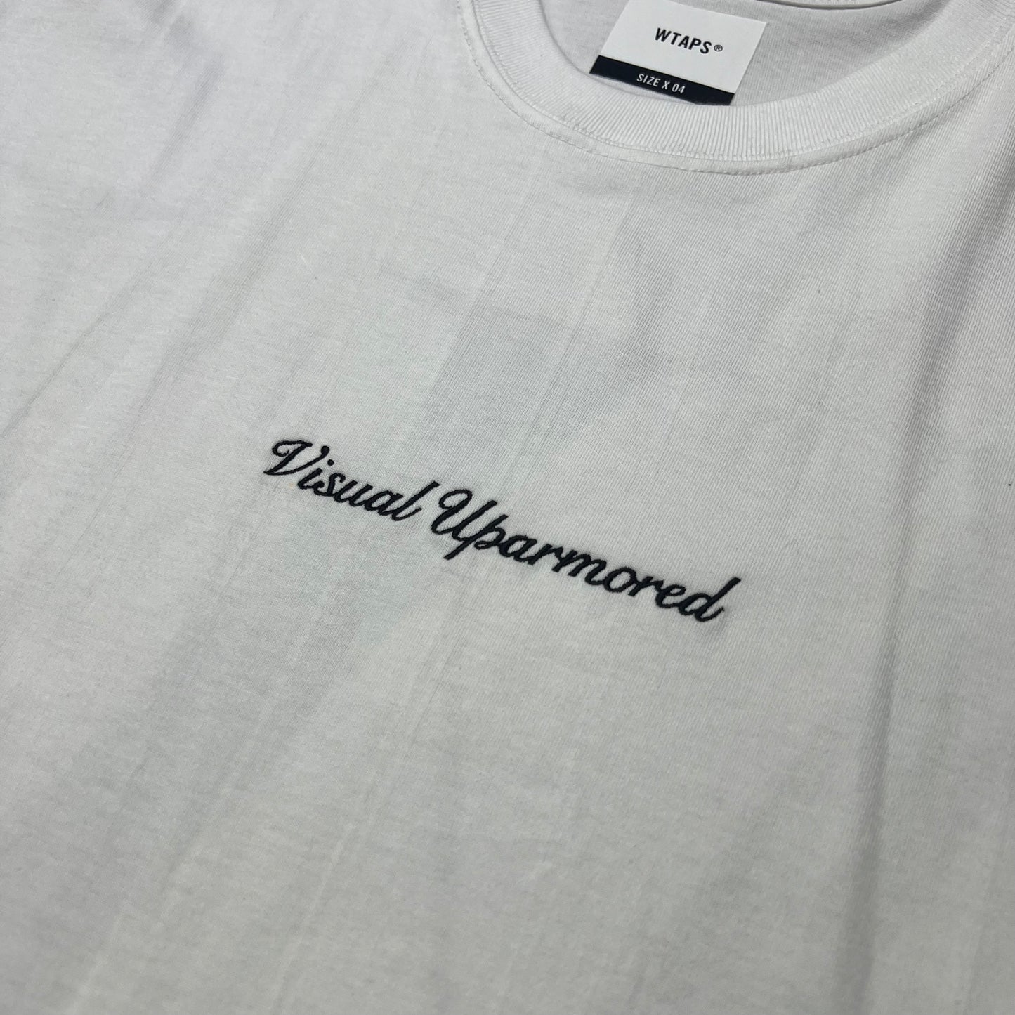 Wtaps W SS Tee (Made in Japan) White 201PCDT-ST16S 實拍