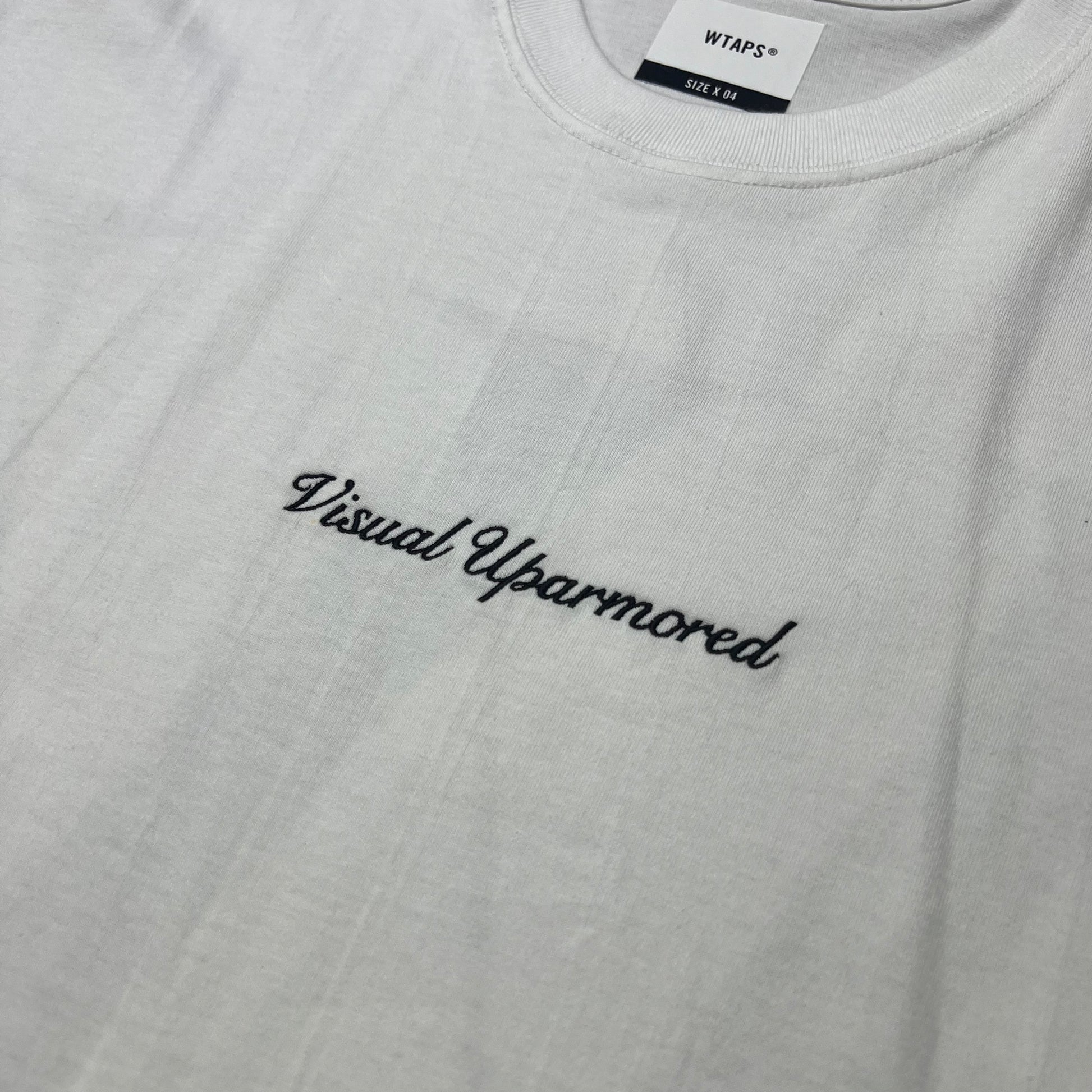 Wtaps W SS Tee (Made in Japan) White 201PCDT-ST16S 實拍