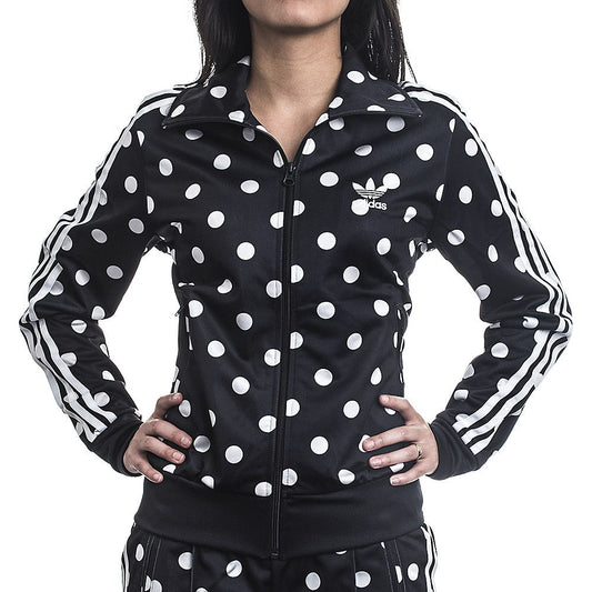 Adidas Women Dots Allover Print Firebird Track Jacket Black/White AB2267 女裝黑白波點外套