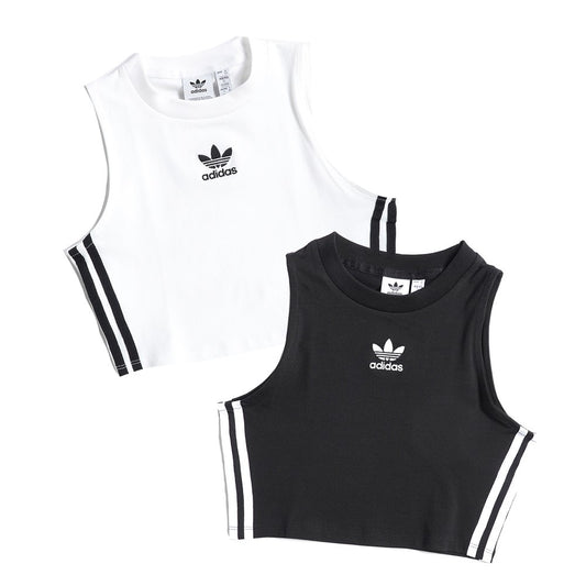 Adidas Originals Crop Tank Top Women White DH3163 白色短版運動背心
