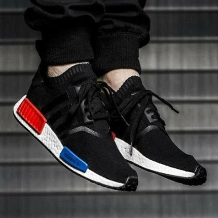 Adidas NMD R1 PK OG Black Lush Red S79168 黑藍紅 Primeknit