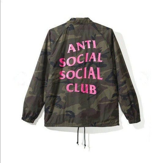 Anti Social Social Club ASSC Blair Witch Camo Coach Jacket