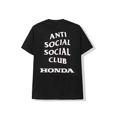 Anti Social Social Club ASSC Honda Motor Tee Black