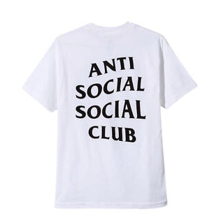 Anti Social Social Club ASSC Logo 2 Tee White 白色黑字 (Made in USA)