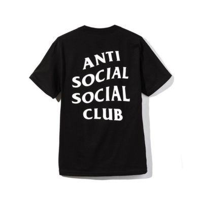 Anti Social Social Club ASSC Mind Games Tee (Logo 2 Tee) Black 黑色白字 (Made in USA)