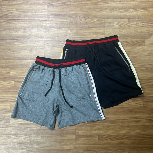 mnml LAX Track Sweatshorts Black Grey