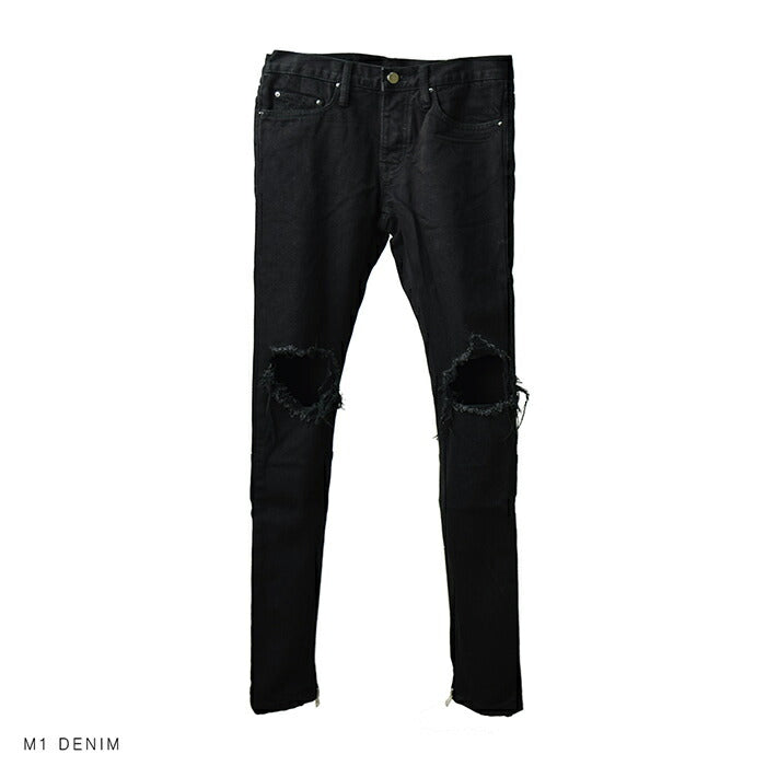 mnml m1 Denim Jeans Black M2016-P150-BLK