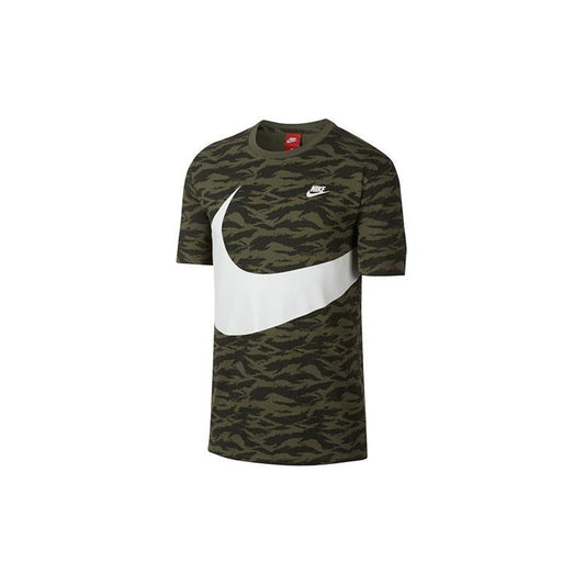Nike NSW AOP Swoosh Tee Olive Camo AO0861-222