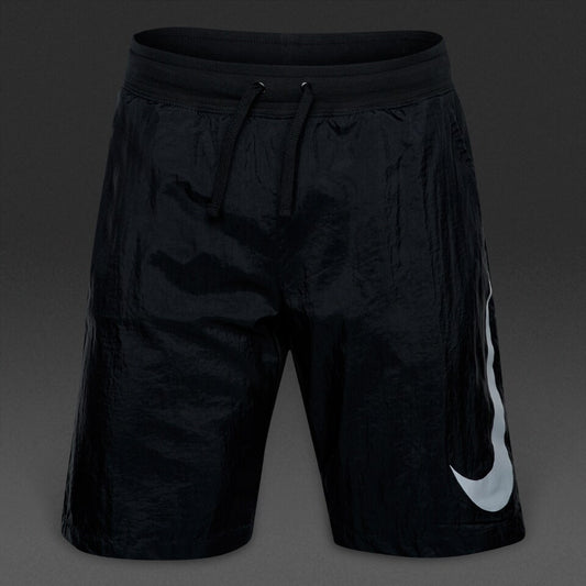 Nike NSW Big Swoosh Logo Hybrid Woven Shorts Black 831865-011