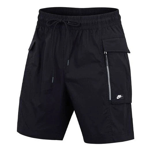 Nike NSW Woven Long Zip Cargo Shorts Black DD1080-010
