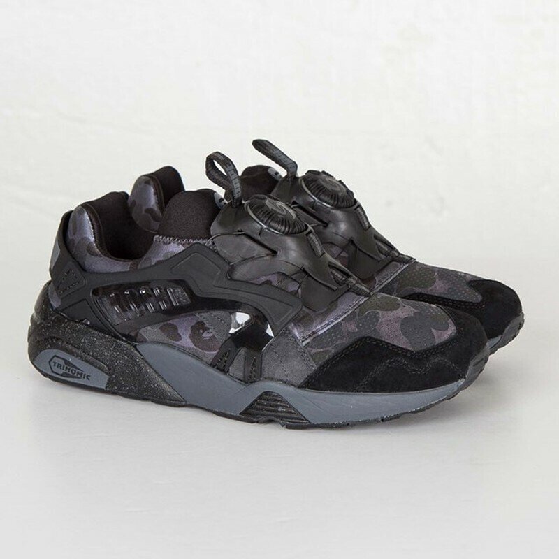 A Bathing Ape Bape x Puma Disc Blaze Black Camo 358846-02