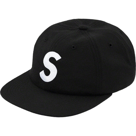 Supreme FW17 Wool S Logo 6-Panel Black