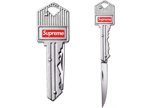 Supreme SS17 Key Knife Silver