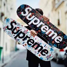 Supreme SS19 Airbrushed Floral Skateboard Deck